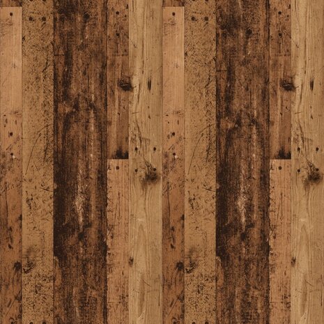 Schoenenopbergbank 105x35x35 cm bewerkt hout oud houtkleurig 8