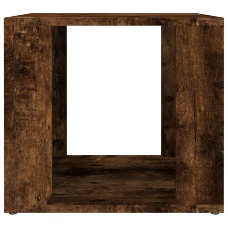 Nachtkastje 41x40x36 cm bewerkt hout gerookt eikenkleurig 5