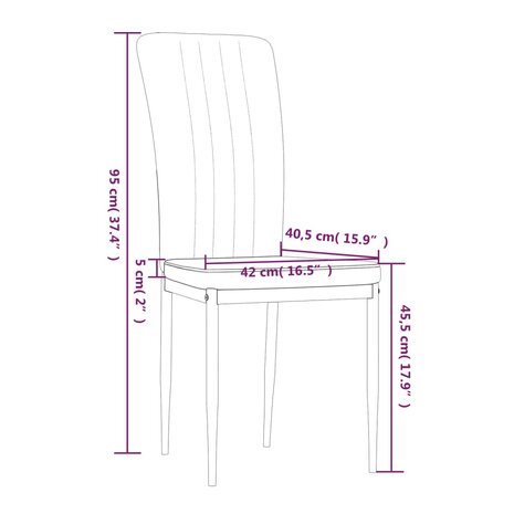 Eetkamerstoelen 2 st fluweel donkergrijs 9