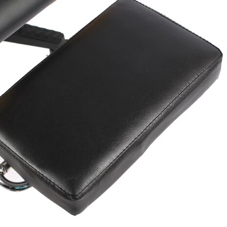 Gamestoel draaibaar met voetensteun PVC groen 8