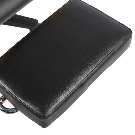 Gamestoel draaibaar met voetensteun PVC goudkleurig 8