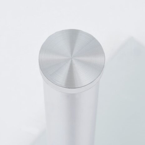 Bijzettafel U-vormig 45x30x58 cm gehard glas transparant 4