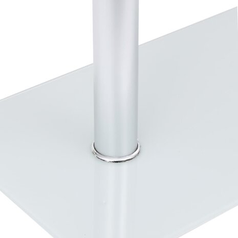 Bijzettafel U-vormig 45x30x58 cm gehard glas transparant 5
