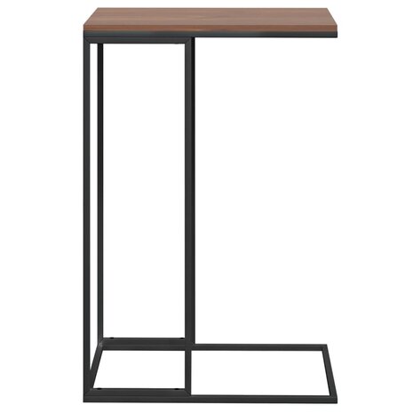 Bijzettafel 40x30x59 cm bewerkt hout zwart 3