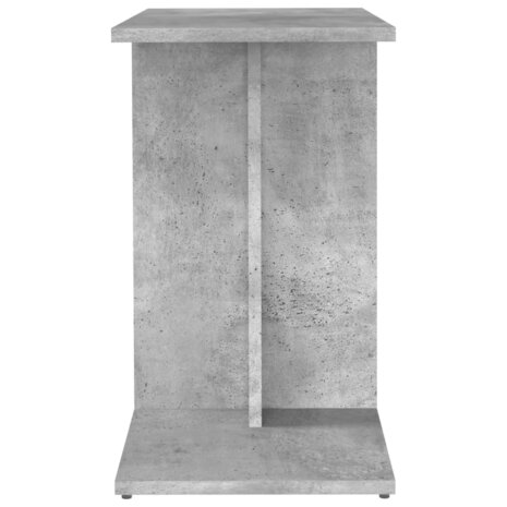 Bijzettafel 50x30x50 cm bewerkt hout betongrijs 6