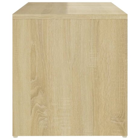 Bijzettafel 59x36x38 cm bewerkt hout sonoma eikenkleurig 5