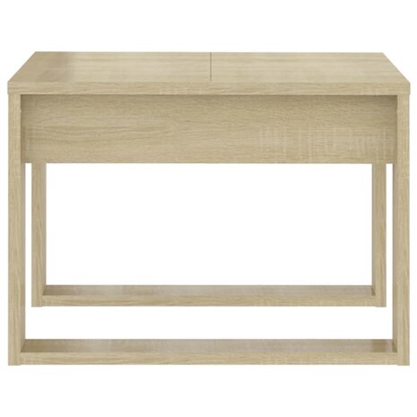 Bijzettafel 50x50x35 cm bewerkt hout sonoma eikenkleurig 6