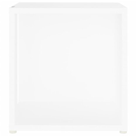 Bijzettafel 33x33x34,5 cm bewerkt hout wit 5