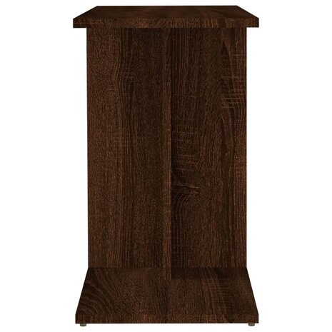 Bijzettafel 50x30x50 cm bewerkt hout bruin eikenkleur 6