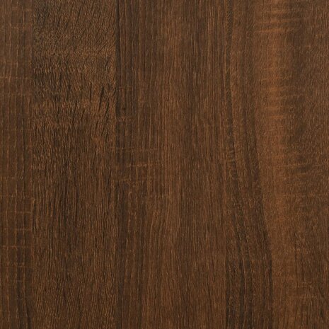 Bijzettafel 33x33x34,5 cm bewerkt hout bruin eikenkleur 7