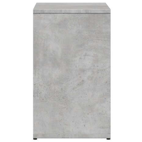 Bijzettafel 50x30x50 cm spaanplaat betongrijs 6