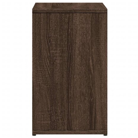 Bijzettafel 50x30x50 cm bewerkt hout bruin eikenkleur 6