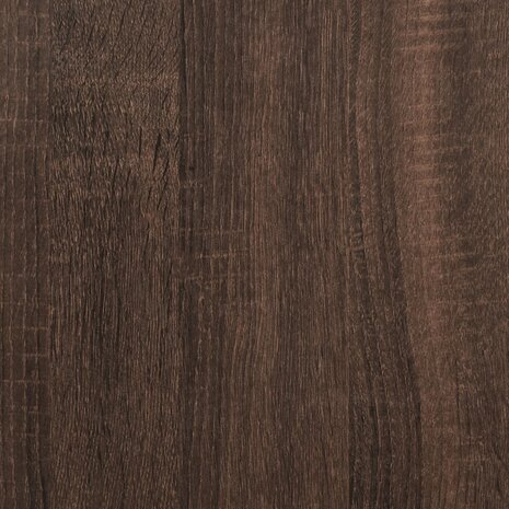 Bijzettafel 50x30x50 cm bewerkt hout bruin eikenkleur 9