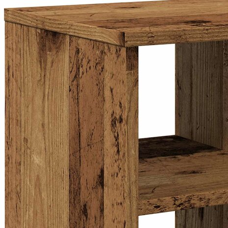 Bijzettafel 50x30x50 cm bewerkt hout oud houtkleurig 7