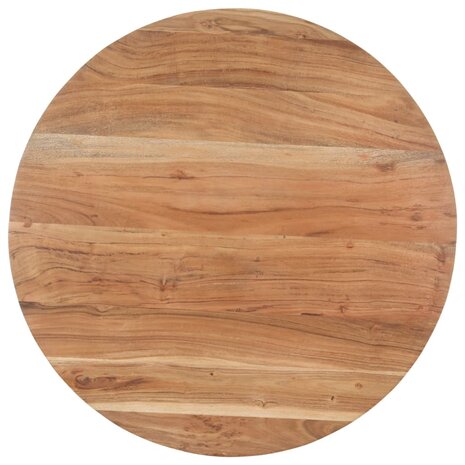 Eettafel 80 cm massief acaciahout 2