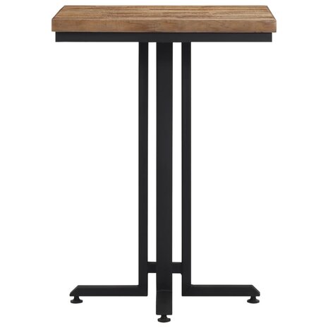 Eettafel 55x55x76 cm massief gerecycled teakhout 4