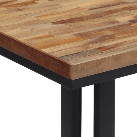 Eettafel 55x55x76 cm massief gerecycled teakhout 5