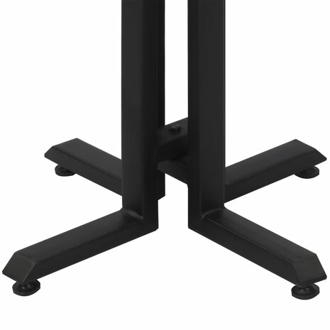 Eettafel 55x55x76 cm massief gerecycled teakhout 6