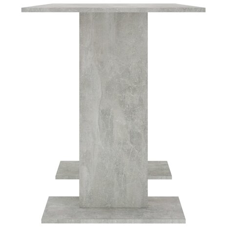 Eettafel 110x60x75 cm bewerkt hout betongrijs 4