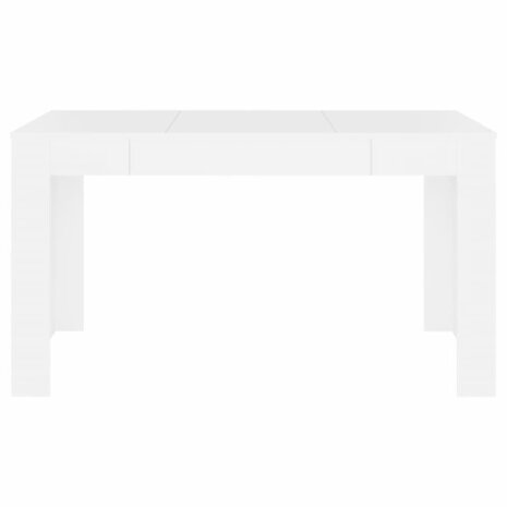 Eettafel 140x74,5x76 cm bewerkt hout wit 3