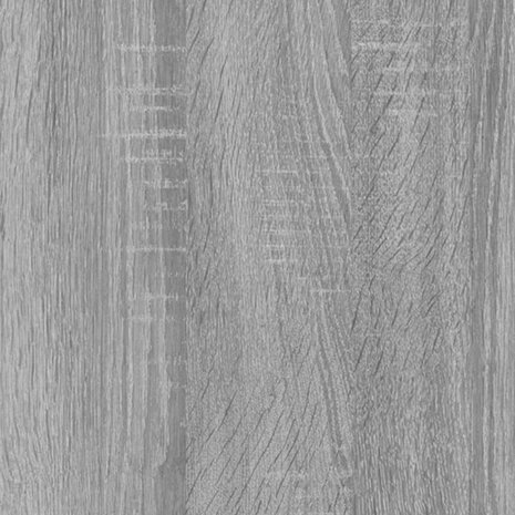 Eettafel 80x80x75 cm bewerkt hout grijs sonoma eikenkleurig 6
