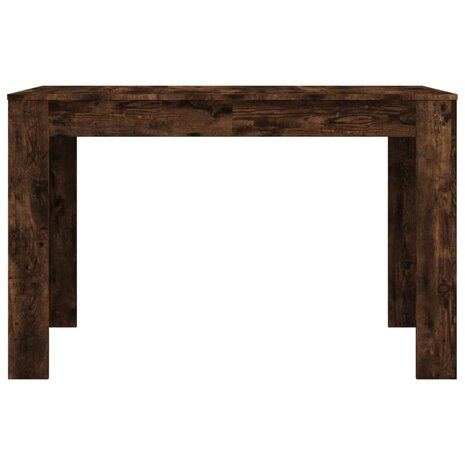 Eettafel 120x60x76 cm bewerkt hout gerookt eikenkleurig 4