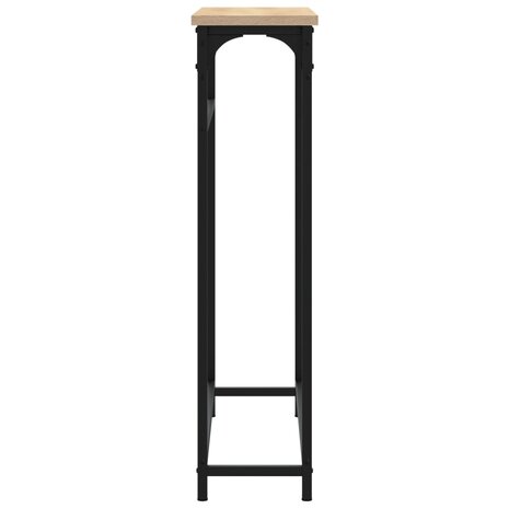 Wandtafel 75x19,5x75 cm bewerkt hout sonoma eikenkleurig 5