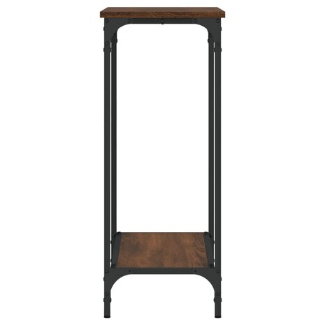 Wandtafel 75x30,5x75 cm bewerkt hout bruin eikenkleur 5