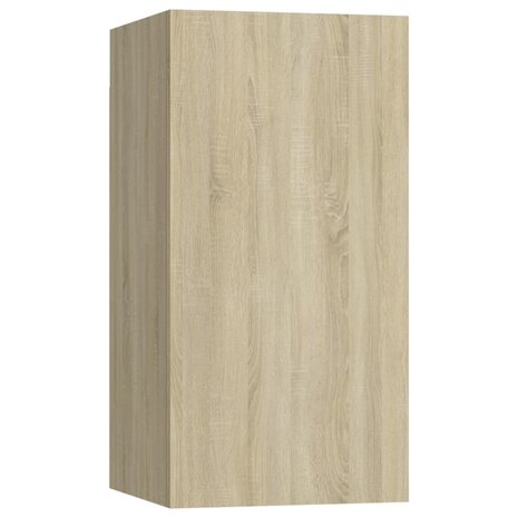 Tv-meubel 30,5x30x60 cm bewerkt hout sonoma eikenkleurig 2