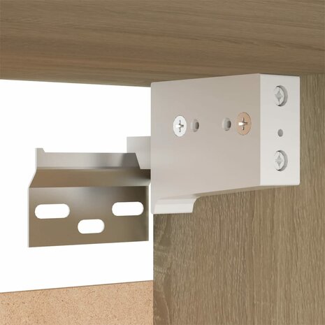 Tv-meubel 30,5x30x60 cm bewerkt hout sonoma eikenkleurig 7