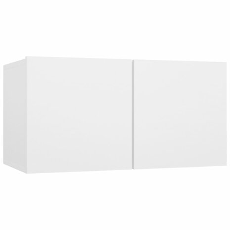 Tv-hangmeubel 60x30x30 cm wit 2
