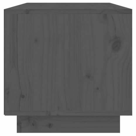 Tv-meubel 60x35x35 cm massief grenenhout grijs 4