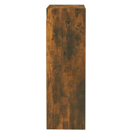 Tv-meubel 30,5x30x90 cm bewerkt hout gerookt eikenkleur 4