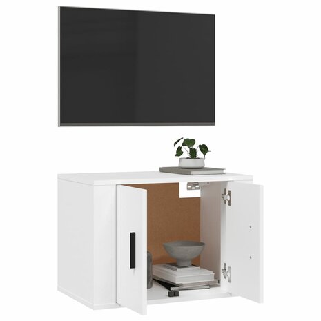Tv-wandmeubel 57x34,5x40 cm wit 5
