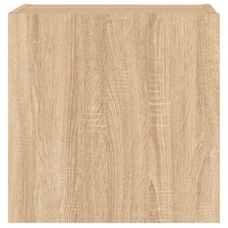 Tv-wandmeubel 40,5x30x40 cm bewerkt hout sonoma eikenkleurig 7