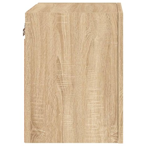 Tv-wandmeubel 40,5x30x40 cm bewerkt hout sonoma eikenkleurig 8