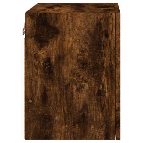 Tv-wandmeubel 40,5x30x40 cm bewerkt hout gerookt eikenkleurig 8