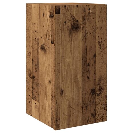 Tv-meubel 30,5x30x60 cm bewerkt hout oud houtkleurig 2