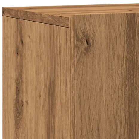 Tv-meubel wandgemonteerd 60x30x41 cm artisanaal eikenkleurig 9