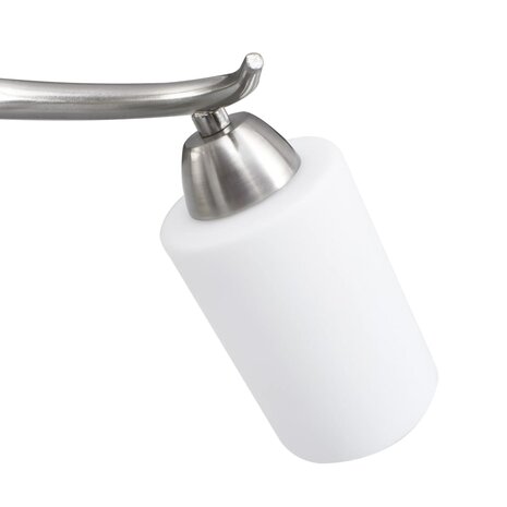 Plafondlamp met keramieke cilindervormige kappen 3xE14 wit 7