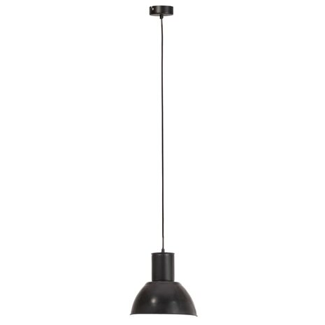 Hanglamp rond 25 W E27 28,5 cm zwart 4