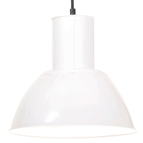 Hanglamp rond 25 W E27 28,5 cm wit 1