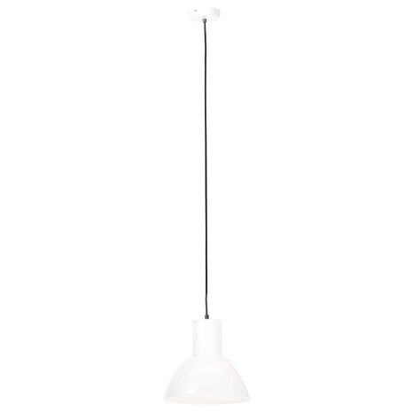 Hanglamp rond 25 W E27 28,5 cm wit 3