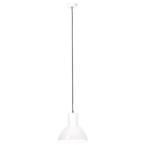 Hanglamp rond 25 W E27 28,5 cm wit 4