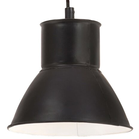 Hanglamp rond 25 W E27 17 cm zwart 2