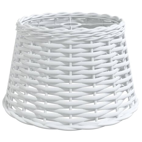 Plafondlampenkap Ø38x23 cm wicker wit 2