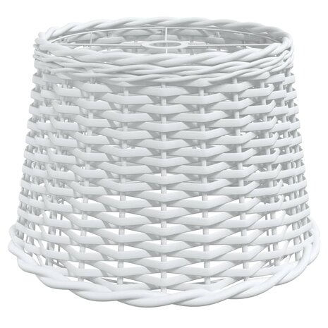 Plafondlampenkap Ø40x26 cm wicker wit 2