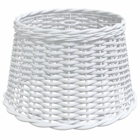 Plafondlampenkap Ø45x28 cm wicker wit 2