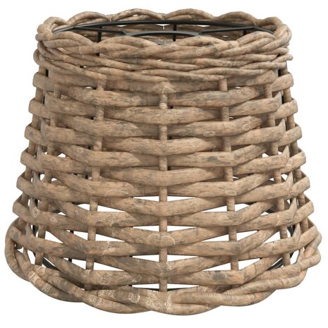 Plafondlampenkap Ø20x15 cm wicker bruin 2