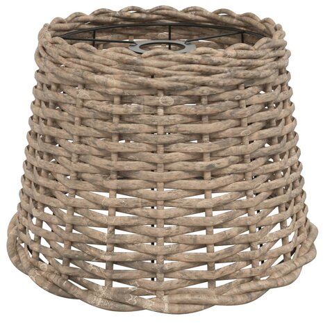 Plafondlampenkap Ø30x20 cm wicker bruin 2